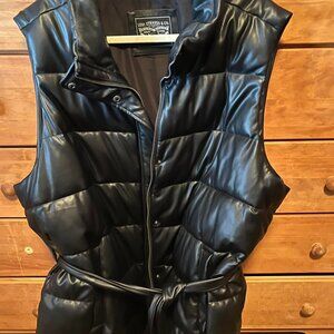 Faix Leather Levi Plus size Vest 3X
